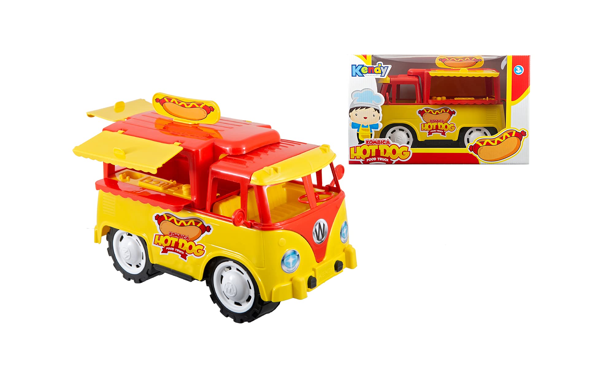 Carrinho Kombica Hot Dog, Kendy : Amazon.com.br: Brinquedos e Jogos